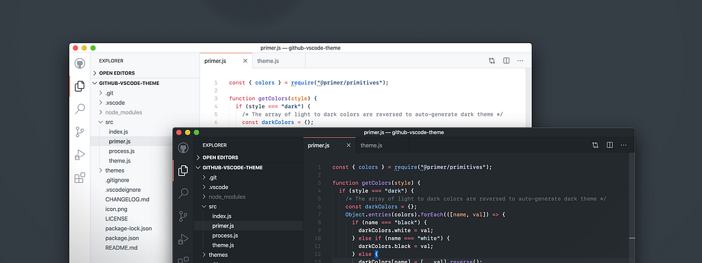 VS Code themes