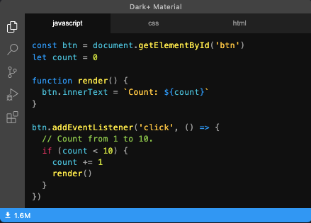 Dark+ Material